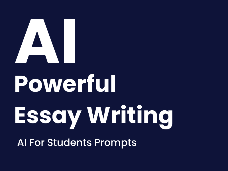 AI helpful writing prompts for essay writing with chatgpt